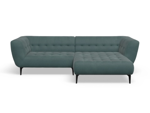 Ecksofa mit Longchair rechts